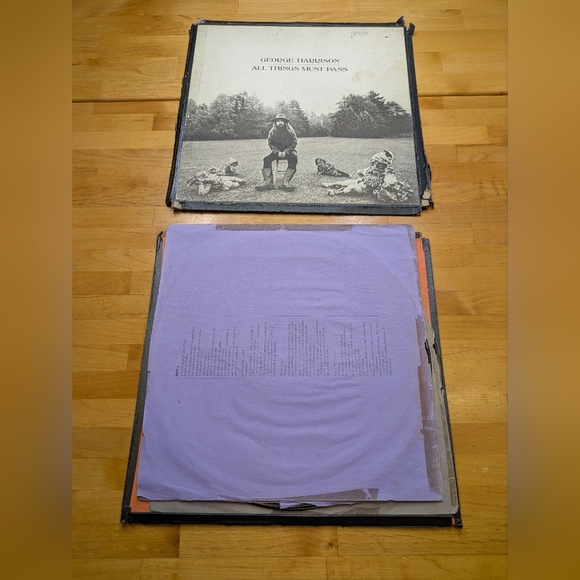 George Harrison 'All Things Must Pass' Vinyl Record Triple Record No Poster - Picture 3 of 12